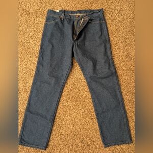 Wrangler Blue Straight Jeans Classic Fit